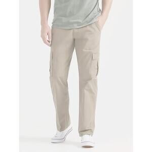 Wrangler Authentic Beige Khaki Lightweight Ripstop Cargo Pants Men's Size 40x30